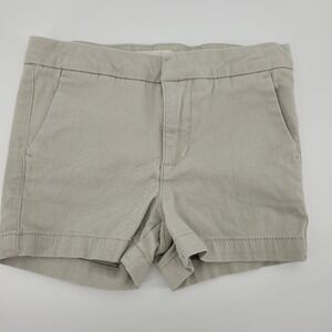 Copper Key Girls Khaki Chino Shorts Tan Adjustable Waist Size 6X School Preppy